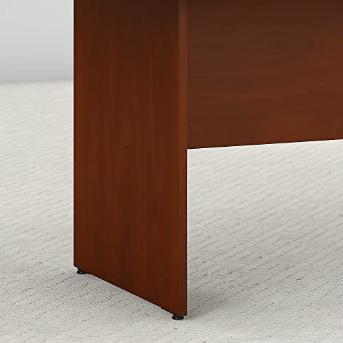 Bush Business Furniture Conference Table for 8-10 People | Boat Shaped 10 FT Meeting Desk, Hansen Cherry
