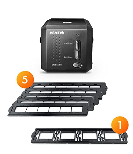Plustek OpticFilm 8200i SE Film & Slide Scanner Converter + 35mm Negative Film Stripe Kit x 2