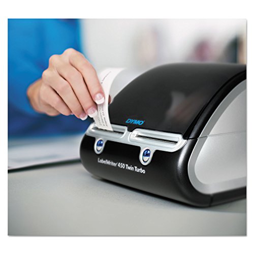 DYMO 1752266 LabelWriter Twin Turbo Printer, 71 Labels/Min, 5 1/2w x 8 2/5d x 7 2/5h