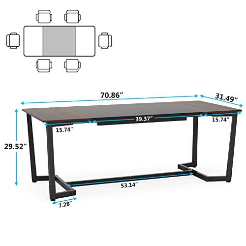 Tribesigns 13FT Conference Table for 12-16 Person, Modern Rectangular Meeting Table