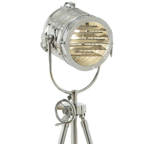 Urban Designs Imported 78" Aluminum Sealight Adjustable Tripod Floor Lamp - Silver