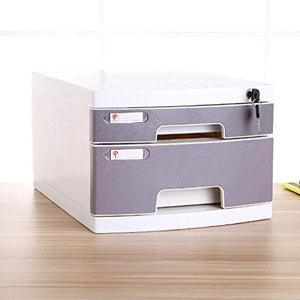 None File Cabinet 2 Drawers Storage Box Furniture