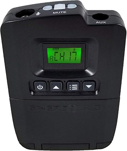 Enersound Professional Portable Interpretation System - 25-Person Tour Guide, XLR Microphone, FCC/IC Approved, Lifetime Warranty