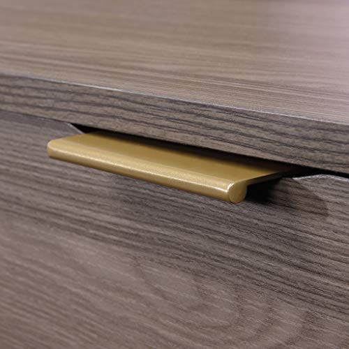 Sauder 423302 International Lux L-Desk, Diamond Ash Finish