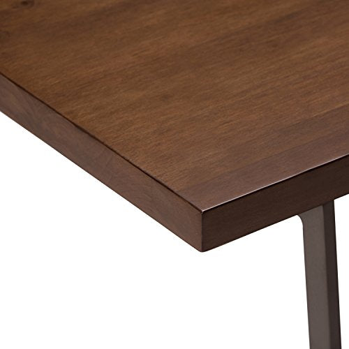 SIMPLIHOME Ryder SOLID WOOD and Metal Contemporary Modern 66 inch Wide Home Office Desk, Writing Table, Workstation, Study Table Furniture in Natural Aged Brown