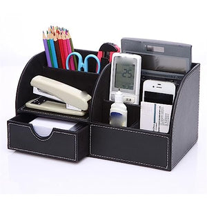 None Office Accessories Desk Gift Set - Card Holder, File Rack, Stationery Organizer, Tissue Box, Document Tray (Color: D, Size: D)