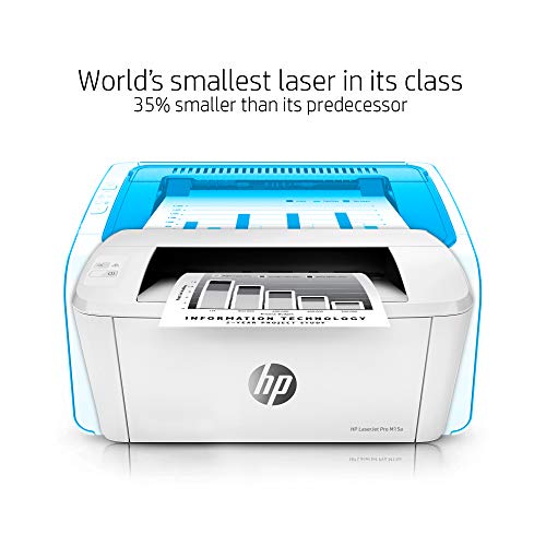 HP Laserjet Pro M15a World's Smallest Black-and-White Monochrome Laser Printer W2G50A (Includes Toner and USB Cable)