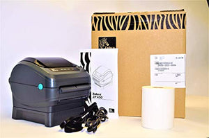 Zebra ZP450-0502-0004A CTP High Speed Direct Thermal Label Printer, Supports UPS Worldship, FedEx, Stamps, Shipworks, Shiprush and Many More (Renewed)