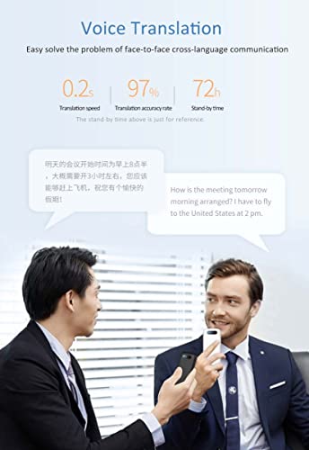 UsmAsk Language Translator Device - Offline & Online Translation - Photo Translation - Recording - Work, Study, Travel - Happy Gift