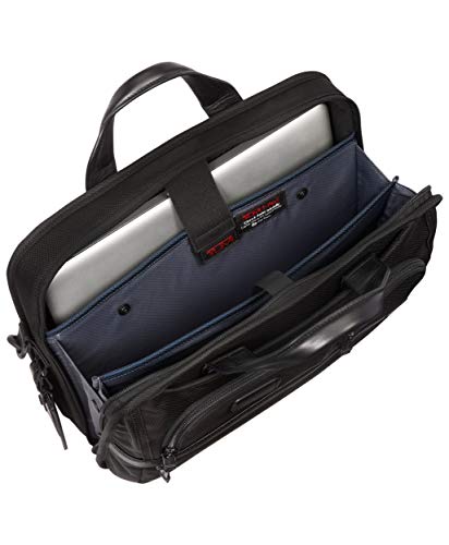 TUMI - Alpha 2 T-Pass Medium Screen Laptop Slim Brief Briefcase - 14 Inch Computer Bag for Men and Women - Black