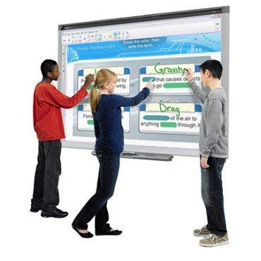 Classroom Interactive whiteboard and Projector for Interactive Presentation (Smart UF70W Projector and SB680 (77” Smart Board))