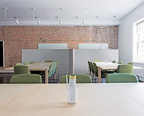 GOF Freestanding T-Shaped Office Partition, Large Fabric Room Divider - 30" D x 120" W x 48" H