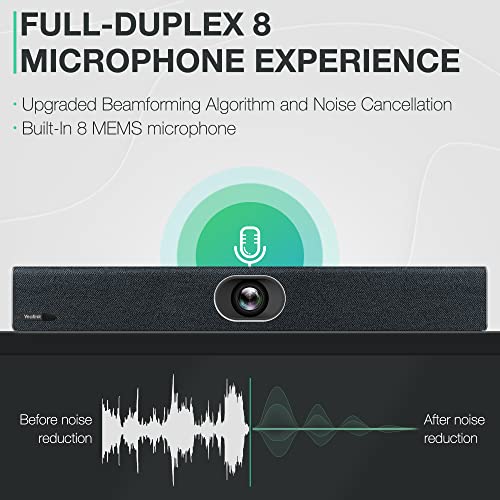Yealink Video and Audio Conferencing System with UVC40 Video Bar & CP700 Bluetooth Speakerphone