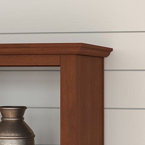 Bush Furniture Buena Vista 16 Cube Video Game and DVD Storage Bookshelf in Serene Cherry