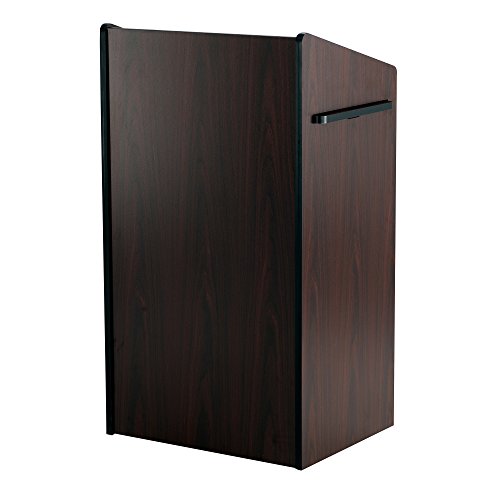 Safco Products 8918MH Executive Mobile Lectern, Mahogany
