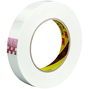 3M™ 8915 Strapping Tape, 6.0 Mil, 3/4" x 60 yds, Clear, 12/Case, 3M Stock# 7000048605