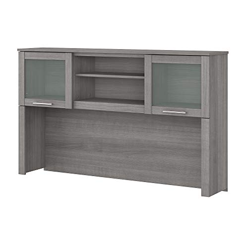 Bush Furniture Somerset Desk Hutch, 60W, Platinum Gray