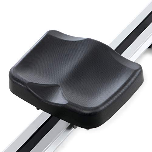 Marcy Pro Water Resistance Rower Rowing Machine for Home Gym LCD Monitor Tracks Time Distance Strokes and Calories NS-6023RW, Black/red/Silver