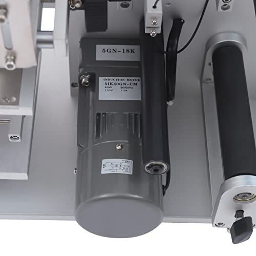 NG NOPTEG Semi-Automatic Square Bottle Labeling Machine, Adjustable Label Applicator 20-40pcs/min