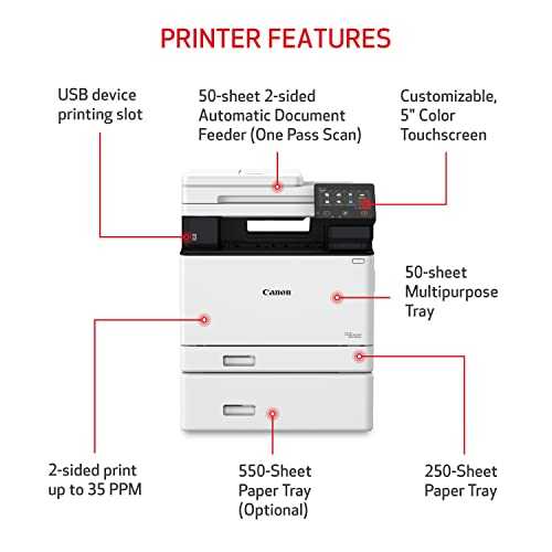 Canon imageCLASS MF753Cdw Wireless Color Laser All-In-One Printer