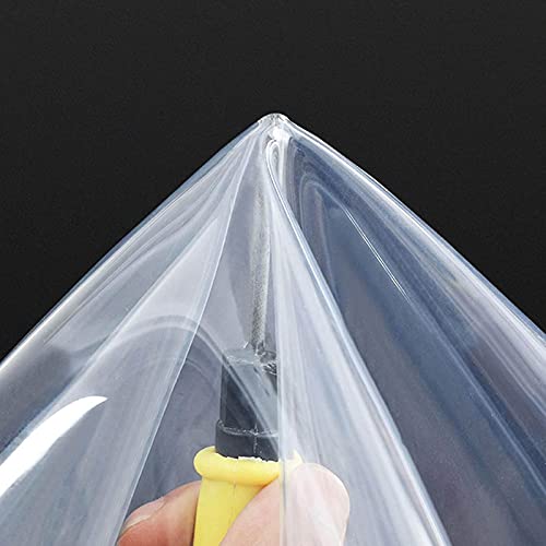 KUAIE Transparent Office Chair Mat for Carpet - Waterproof Scratch Resistant PVC Plastic Mat, 42 Sizes