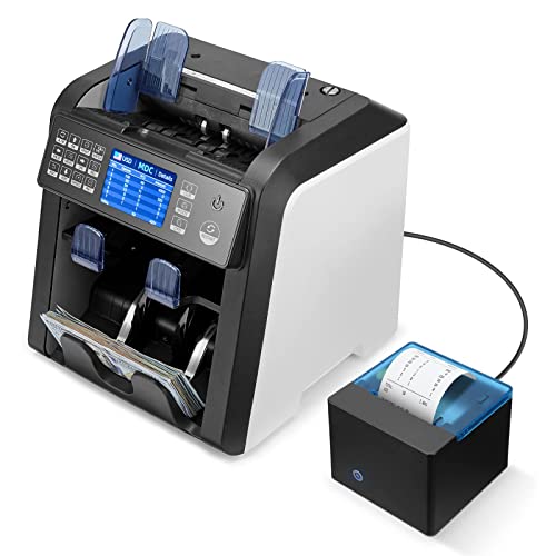 Printer and IMC08 Money Counter Machine Mixed Denomination