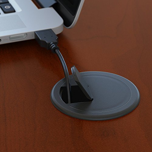 Bush Business Furniture 72W Bow Front U Shaped Desk with Hutch and Storage in Hansen Cherry