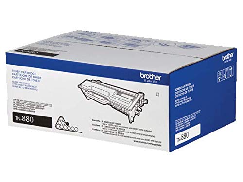 Brother Genuine TN-880 (TN880) Super High Yield Black Laser Toner Cartridge 2-Pack