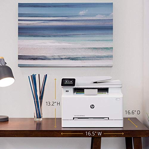 HP Laserjet Pro M281cdw All in One Wireless Color Printer, Scan, Copy and Fax with Ease with Bonus of 30 Sheets of HP Brochure Paper (T6B83A) - Premier Edition (Renewed)