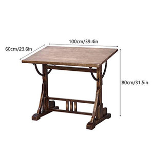 Adjustable Drawing Craft Table,with Adjustable Height for Art Design Drawing Writing Painting Crafting Drafting Work and Study