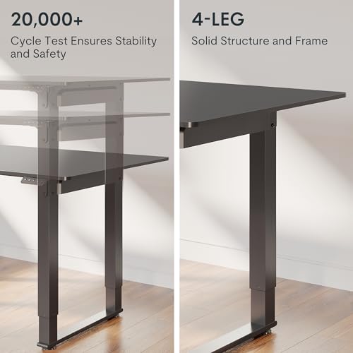 FLEXISPOT Dual Motors Standing Desk 71 x 32 Inch Adjustable Height Electric Sit Stand up Desk