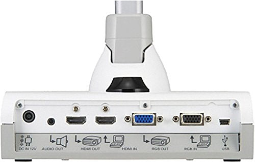 Elmo 1349 Model TT-12iD Interactive Document Camera, Powerful 96x Zoom and 3.4-Megapixel CMOS Image Sensor, Smooth Moving Images at 30 fps, Built-in Switcher, HDMI Input