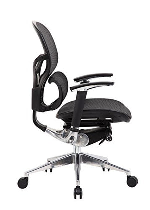 Boss Office Products B6888-BK Multi-Function Mesh Chair in Black