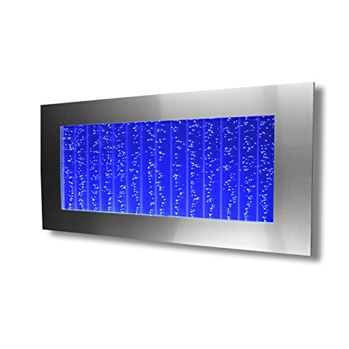 Bubble Wall Model 500WM Wall-Mounted Bubble Fountain, Silver