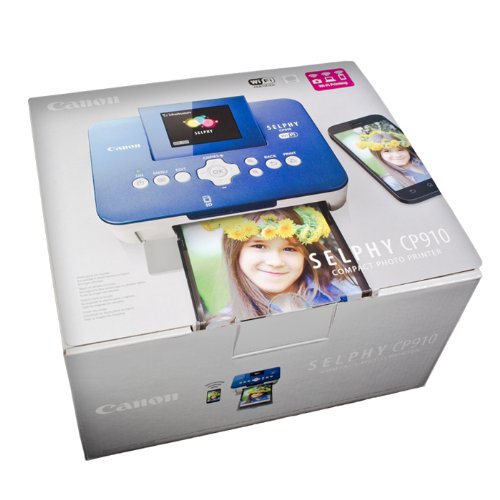 Canon Office Products SELPHY CP910 BLUE Wireless Color Photo Printer (Discontinued by Manufacturer)