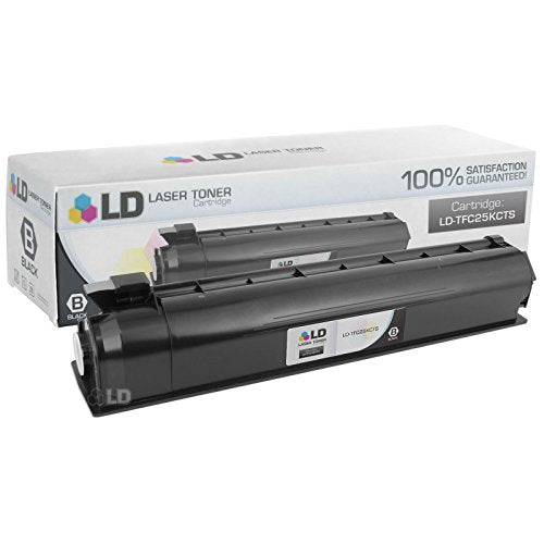 LD Compatible Toner Cartridge Replacement for Toshiba T-FC25 (2 Black, 2 Cyan, 2 Magenta, 2 Yellow, 8-Pack)