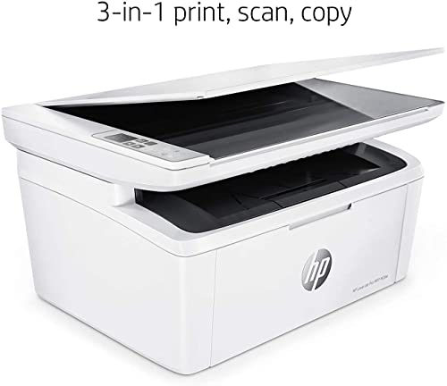 HP Laserjet Pro M29w Wireless All-in-One Laser Printer, Print Scan Copy, Compatible with Alexa(Y5S53A), auto-on/auto-Off Technology, Ahaghug Printer Cable