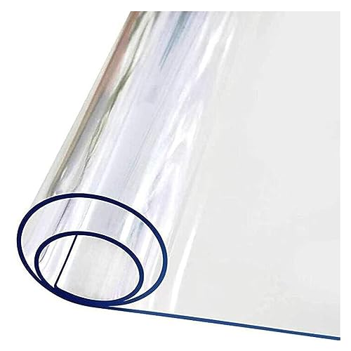 HOBBOY Clear Plastic Hard-Floor Chair Mat for Hardwood Floors, Waterproof, Non-Skid - 170-200cm Width
