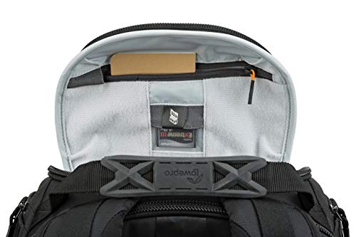 Lowepro ProTactic 350 AW II Modular Backpack with All Weather Cover for Laptop Up to 13 Inch for Professional Cameras, Mirrorless, CSC and Drones, LP37176-PWW, Black
