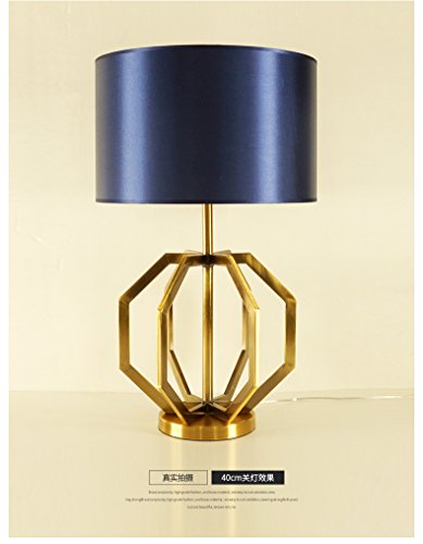 Designer rdesk lamp American bedroom bedside golden luxury study desk lamp personalized LO711010