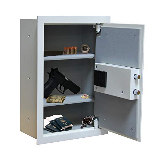 BUYaSafe WES2113-DF Fire Resistant Electronic Wall Safe 8" Deep for Deeper Walls