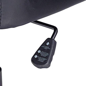 Alera ALESR41LS10B Strada Series High-Back Swivel/Tilt Chair, Black Top-Grain Leather