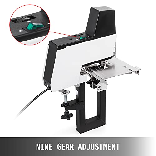 VEVOR Electric Stapler Rapid 106 Automatic Saddle Binding Machine 2-50 Sheet 110V, Black