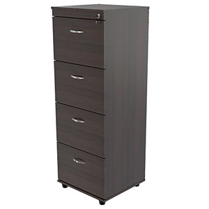 Inval America Uffici Commercial Collection 4 Drawer File Cabinet