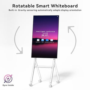 TIBURN Smart Board 4K UHD Interactive White Board - All-in-One Computer with Open App Ecosystem (Board Only)