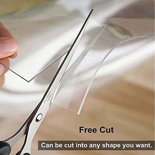 ZHOUHONG Hard-Floor Chair Mat - PVC Transparent Non-Slip Protection Mat