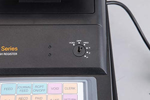 HK SYSTEMS HK-7215 Electronic Cash Register, 60 Keys Raised Keyboard, with Receipt and Journal Printers