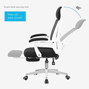 UsmAsk Ergonomic Mesh Office Drafting Chair - Tall Computer Reception Desk Chair (Color: C) (B)