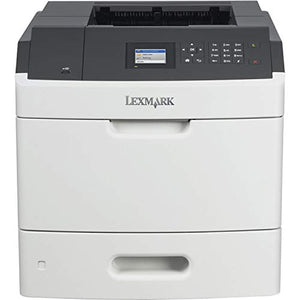 Lexmark MS810N Laser Printer - Monochrome - 1200 x 1200 dpi Print - Plain Paper Print - Desktop - 55 ppm Mono Print - 650 sheets Input - LCD - Gigabit Ethernet - USB - 40G0100 (Certified Refurbished)