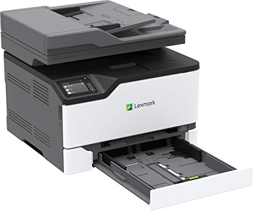 Lexmark MC3426i Color Laser Multifunction Wireless Printer with Print, Copy, Scan and Cloud Fax Capabilities, Plus Full-Spectrum Security and Print Speed up to 26ppm (40N9650), White, Small